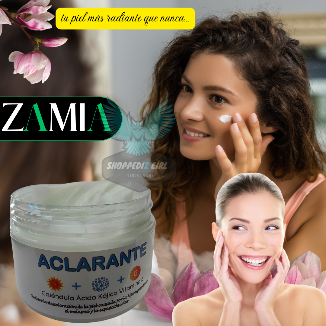 CREMA ACLARANTE ZAMIA NATURALEZA LATINA 120 G-A