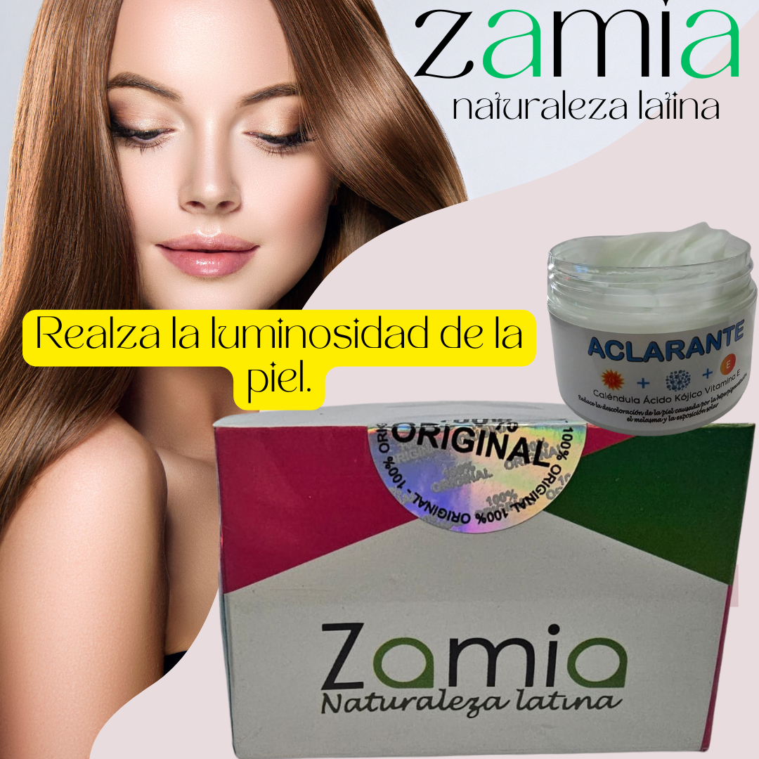 CREMA ACLARANTE ZAMIA NATURALEZA LATINA 120 G-A